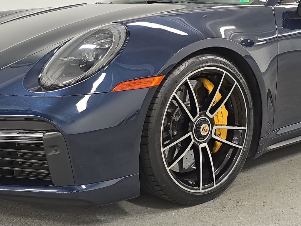 Certified Used 2021 Blue Porsche Turbo S image 11