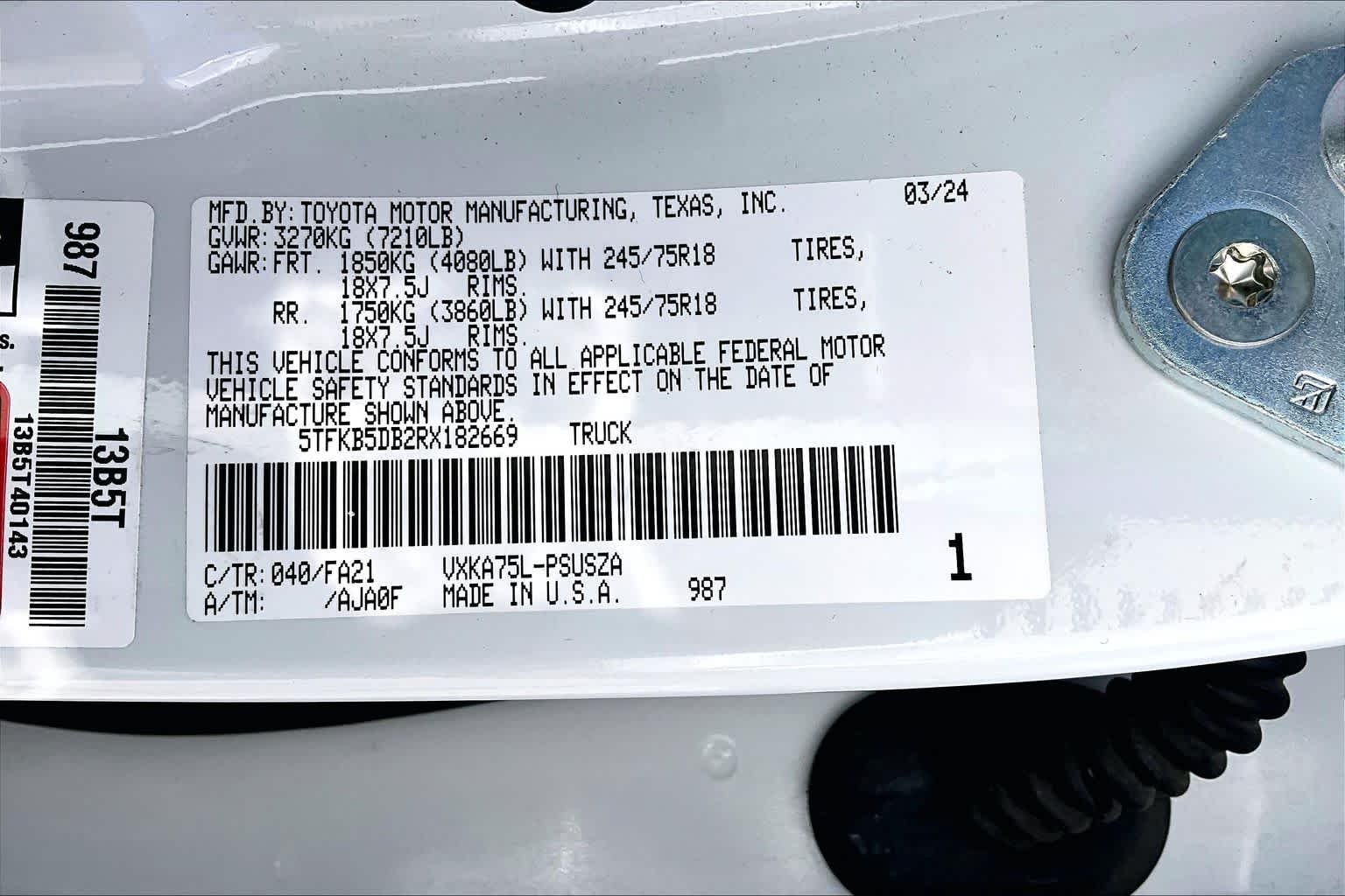 Used 2024 Ice Cap Toyota SR image 36