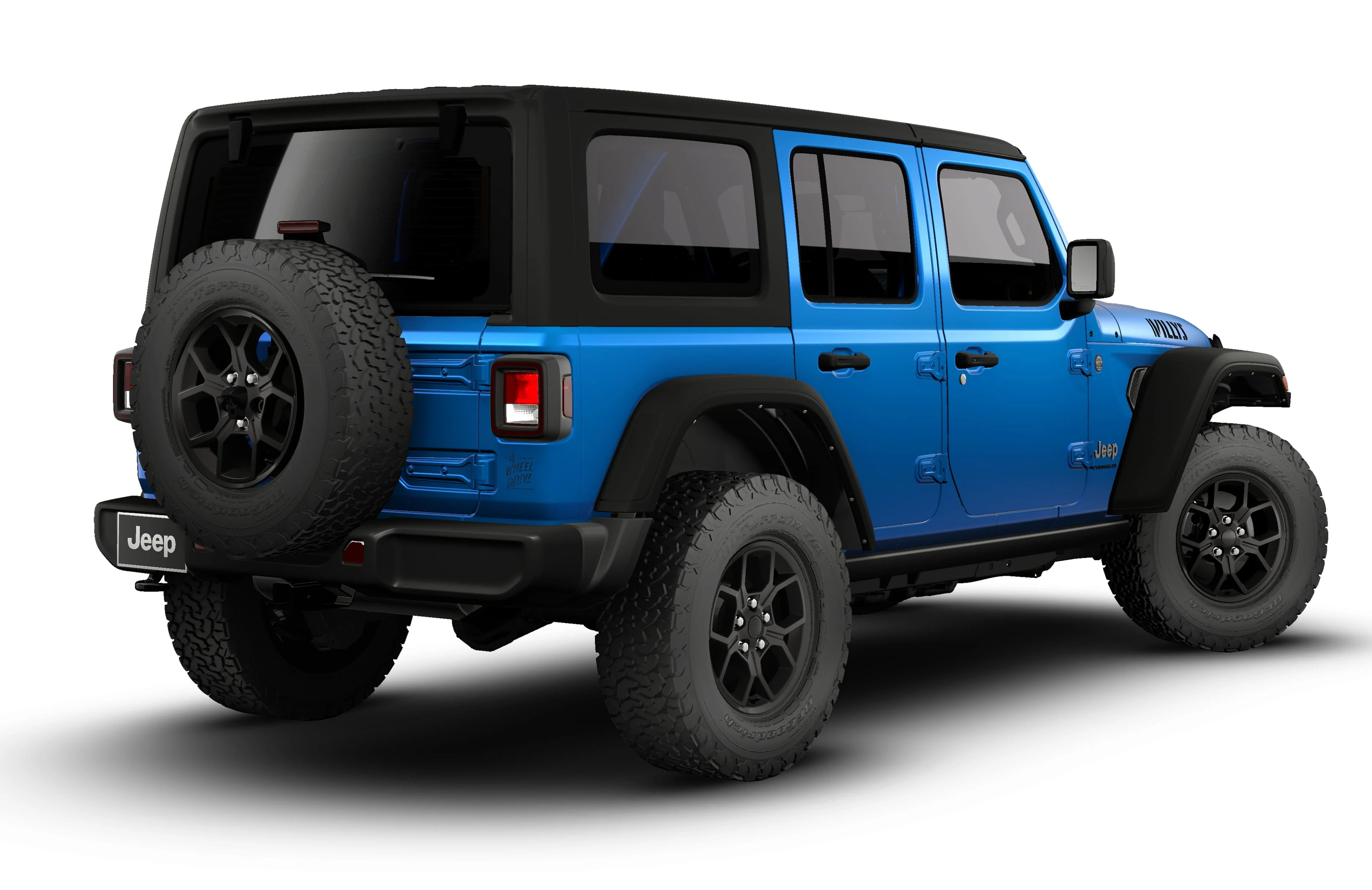 New 2026 Hydro Blue Pearl-Coat Exterior Paint Jeep Willys image 2