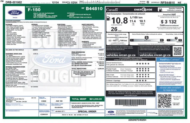 Certified Used 2024 Antimatter Blue Metallic Ford XLT image 42