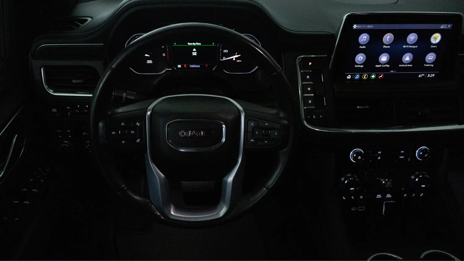 Used 2021 ONYX BLACK GMC SLT image 11