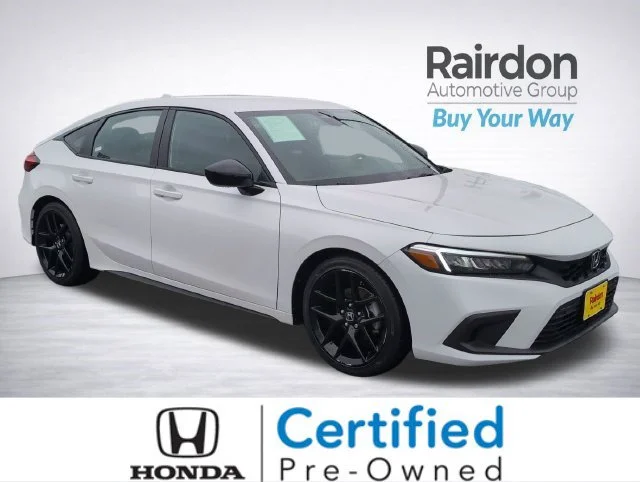 Certified Used 2024 Platinum White Pearl Honda Sport image 1