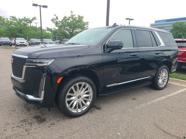 Used 2022 Black Cadillac Premium Luxury image 1