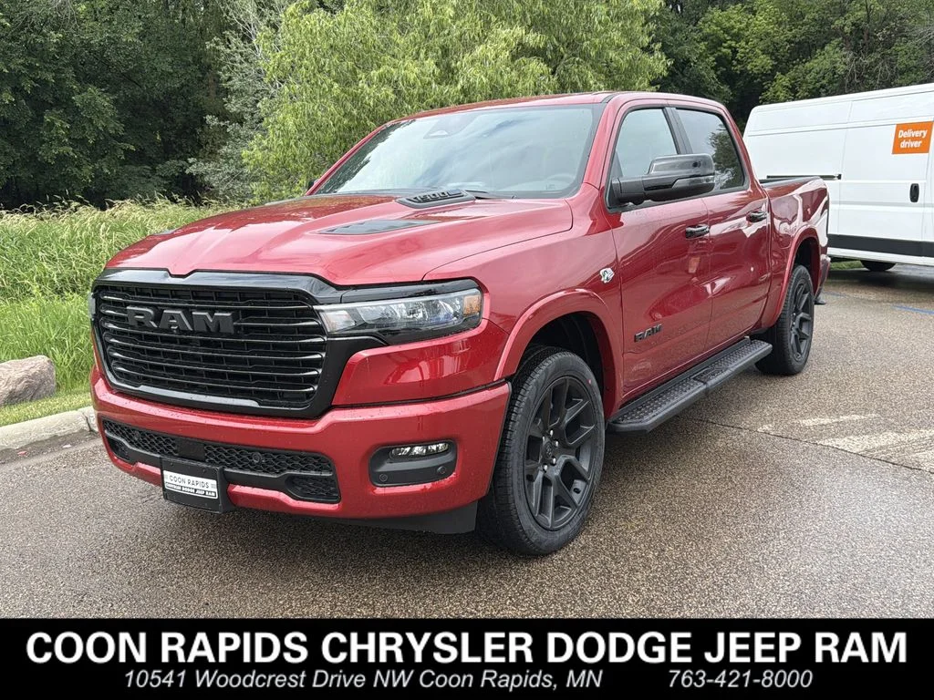 New 2026 Molten Red Pearl-Coat Exterior Paint Ram Laramie image 1