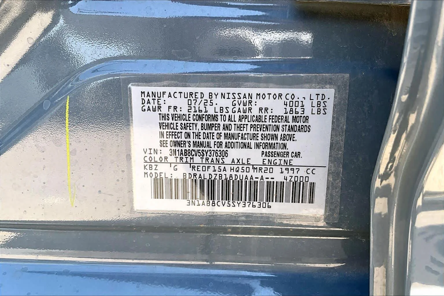 Certified Used 2025 Atlantic Gray Metallic Nissan SV image 31