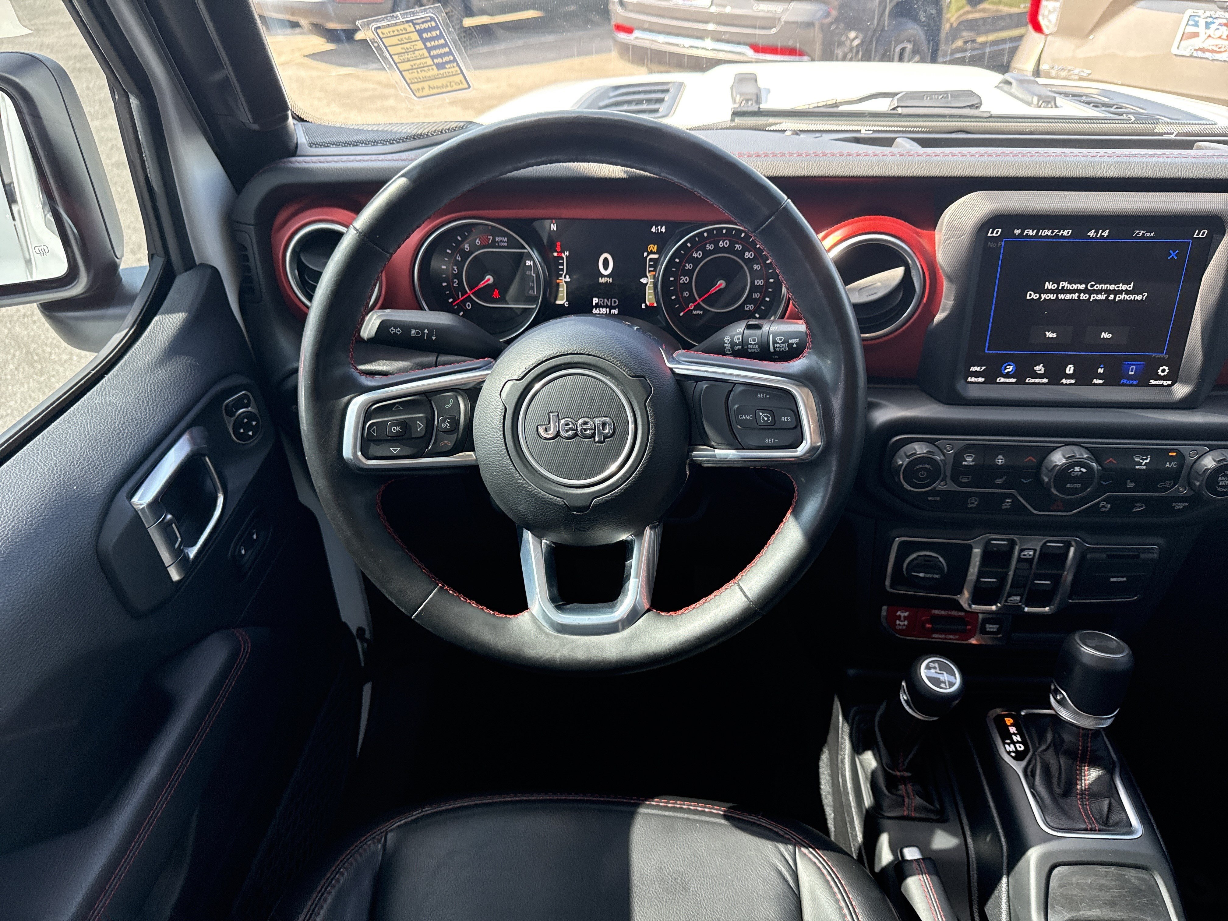 Used 2020 Bright White Clearcoat Jeep Rubicon image 11
