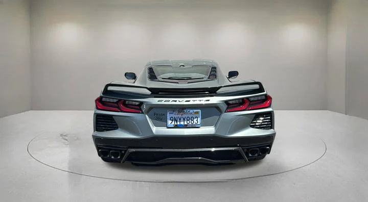 Used 2022 Gray Metallic Chevrolet Stingray image 3