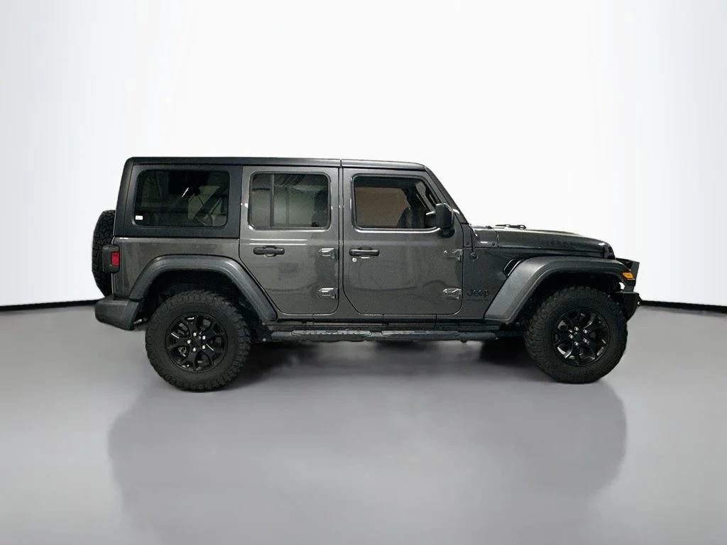 Used 2022 Gray Jeep Unlimited Willys image 8