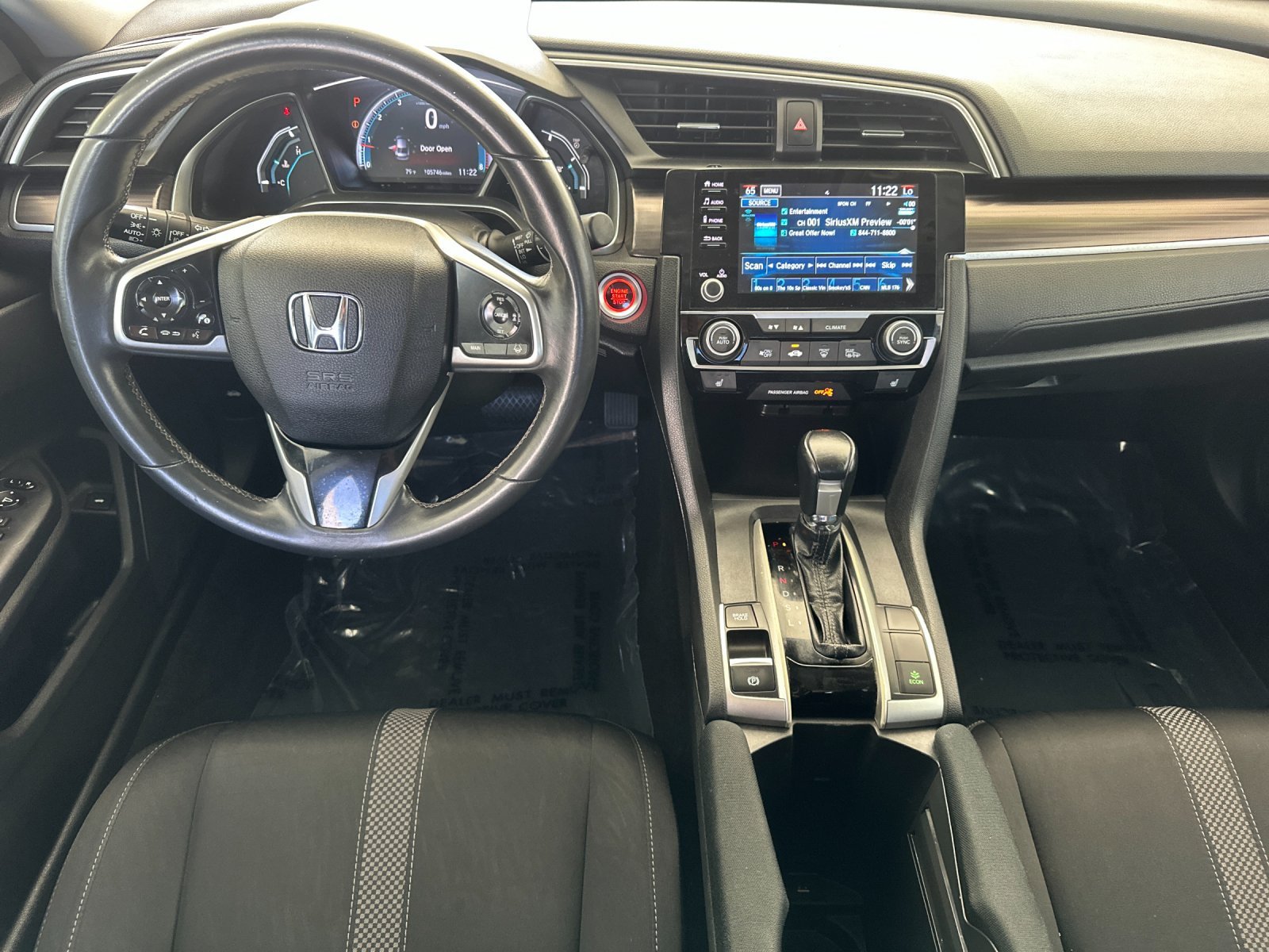 Used 2021 Aegean Blue Metallic Honda EX image 12