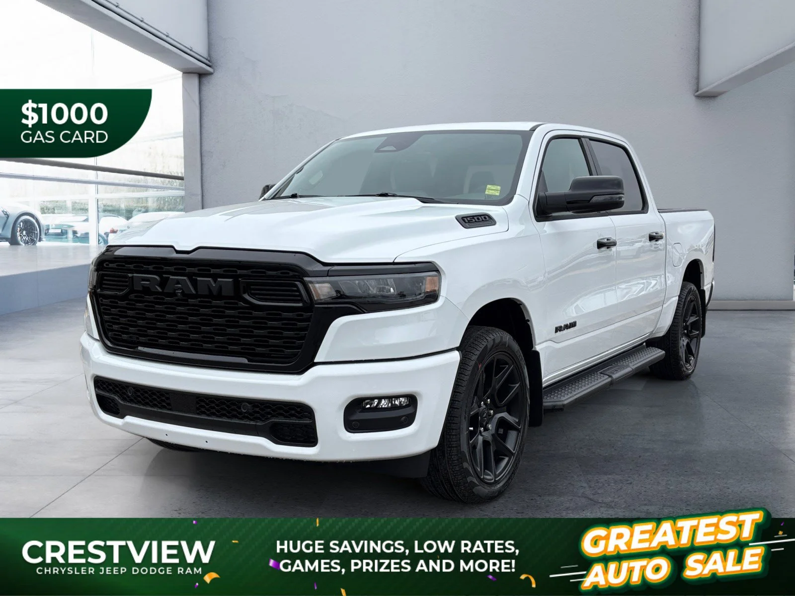 New 2027 Bright White Ram Sport image 1