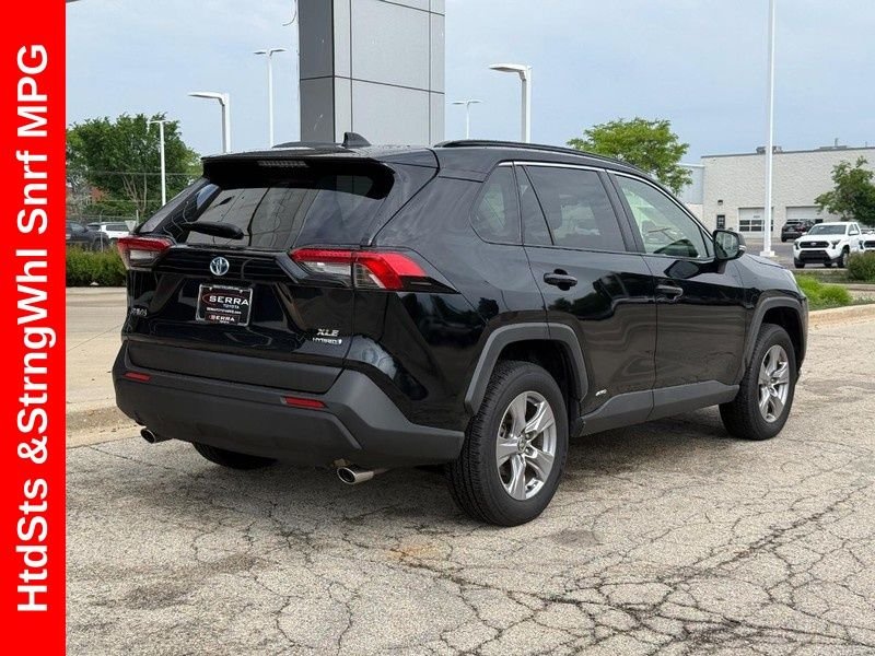 Used 2023 Midnight Black Metallic Toyota XLE image 3