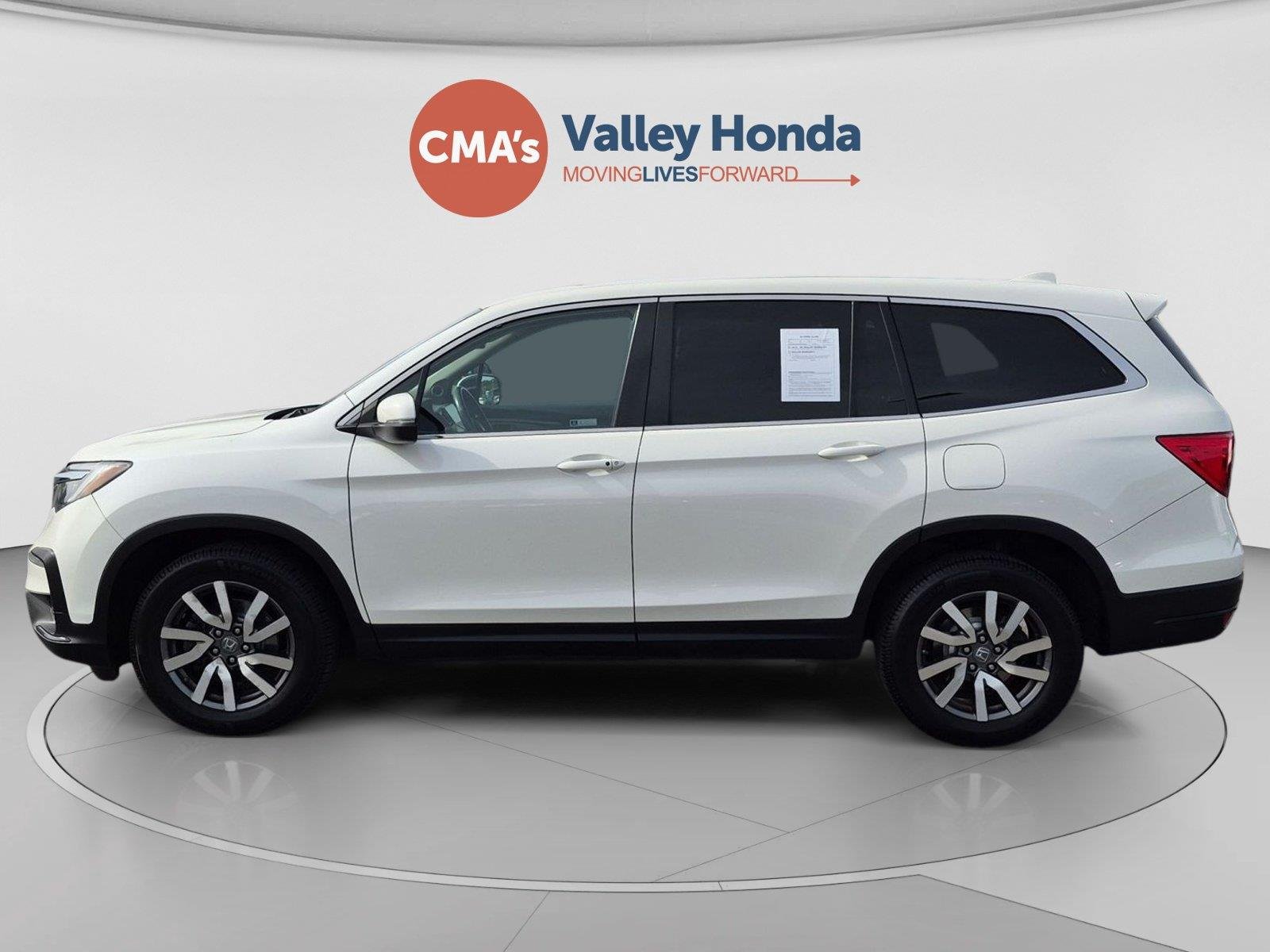 Used 2019 White Diamond Pearl Honda EX-L image 2