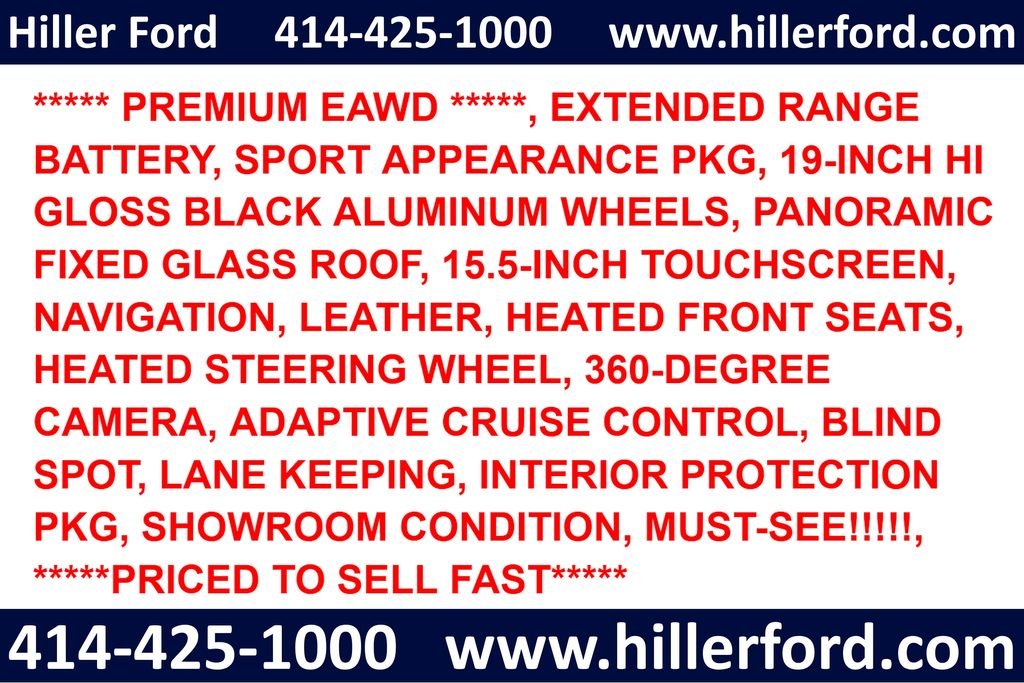 Used 2025 Ford Mustang Mach-E Premium AWD with VIN 3FMTK3SU7SMA43738 for sale in Franklin, WI