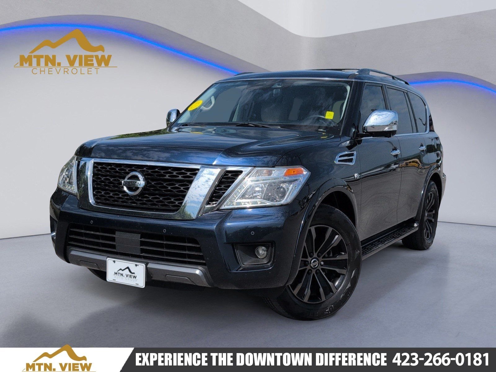 Blue 2019 Nissan Armada Platinum RWD SUV / Crossover 4X2