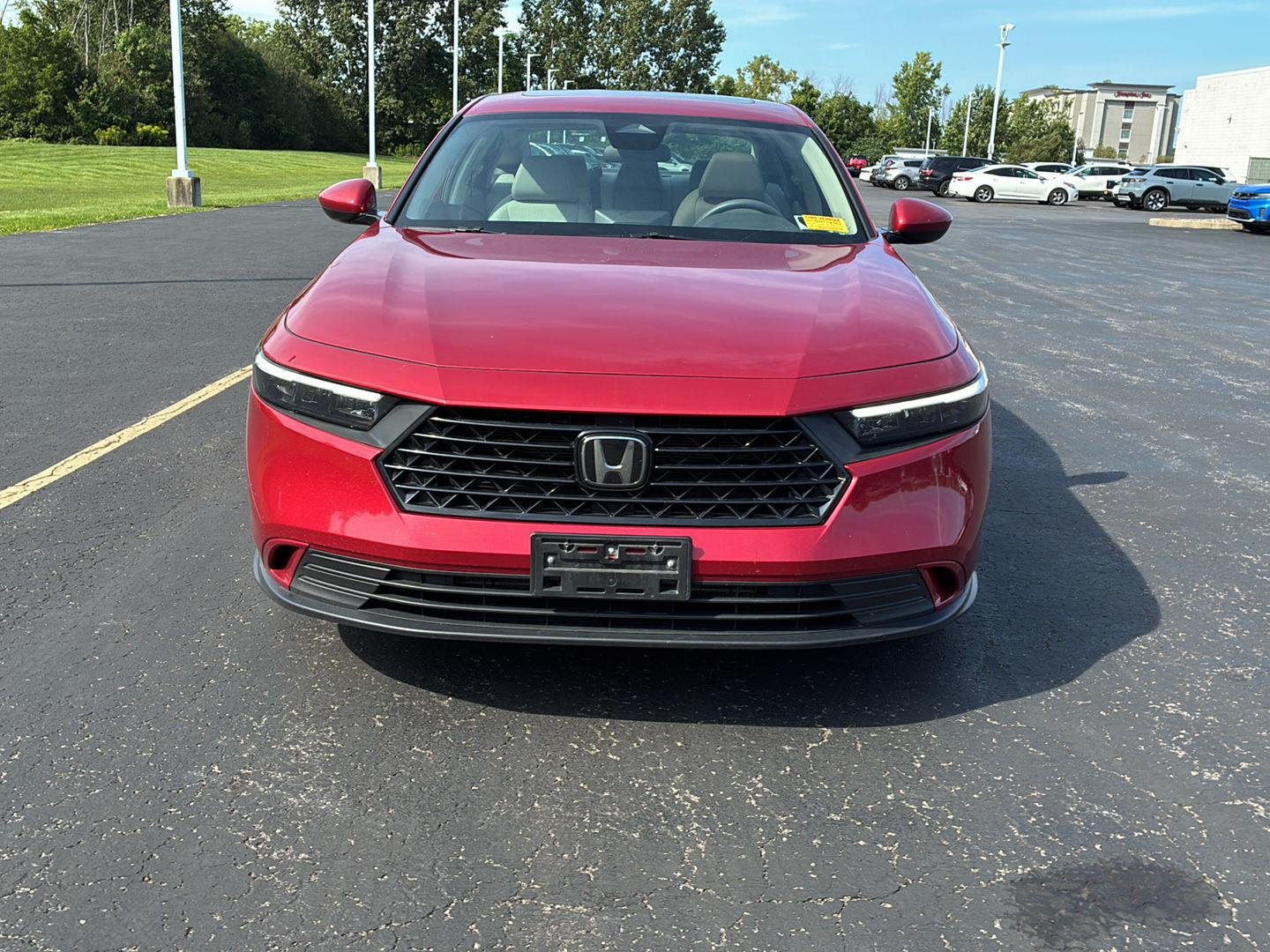 Used 2023 Radiant Red Metallic Honda EX image 18