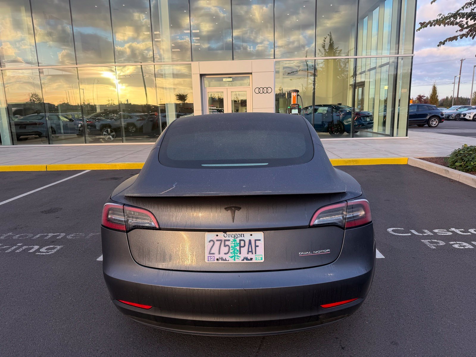 Used 2023 Gray Tesla Performance image 4