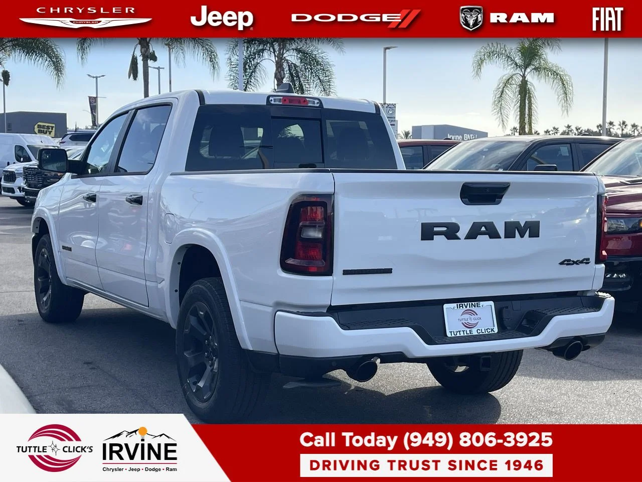 New 2027 Bright White Clear-Coat Exterior Paint RAM Big Horn image 10