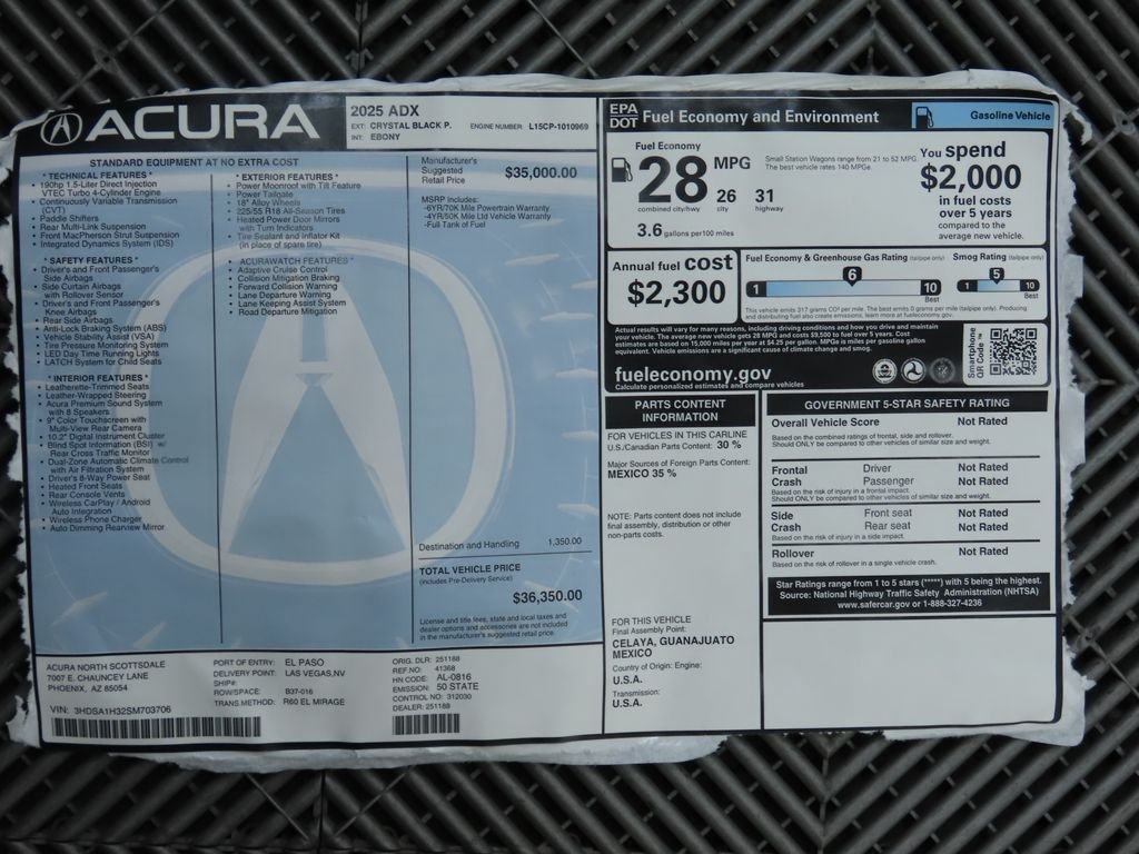 2025 Acura ADX Base - Photo 10