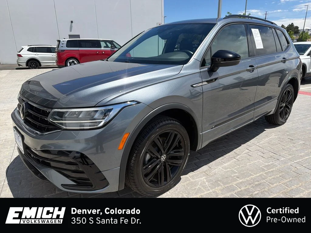 Certified Used 2022 Gray Volkswagen 2.0T SE R-Line Black image 1