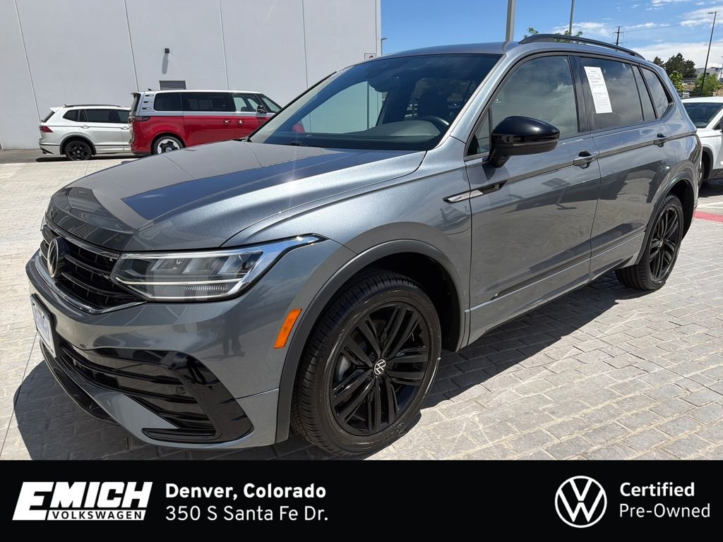 Certified Used 2022 Platinum Gray Metallic Volkswagen 2.0T SE R-Line Black image 1