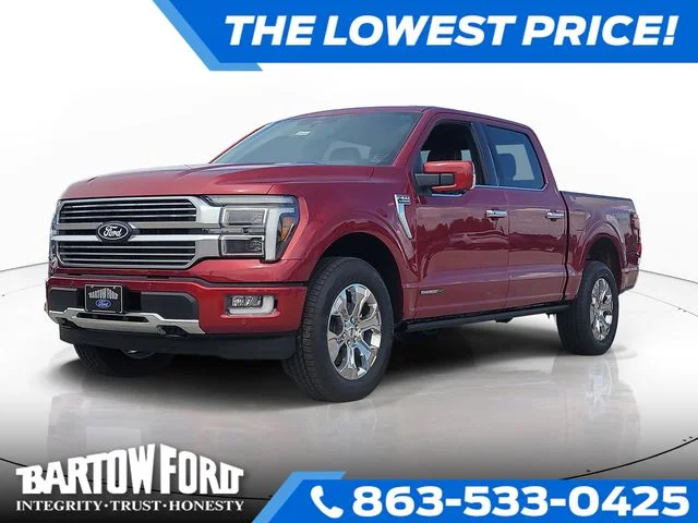 New 2026 Ruby Red Metallic Ford Platinum image 1