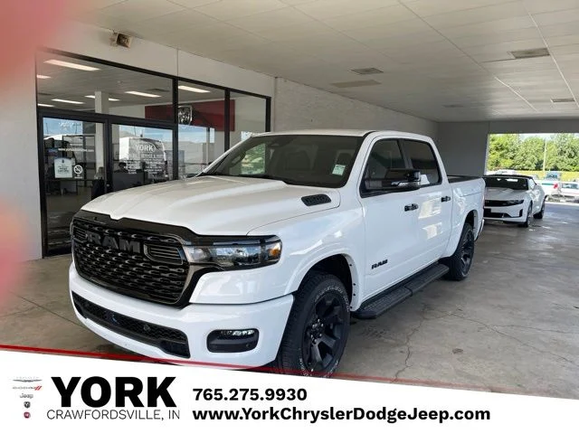 New 2026 Bright White Clear-Coat Exterior Paint RAM Big Horn/Lone Star image 1