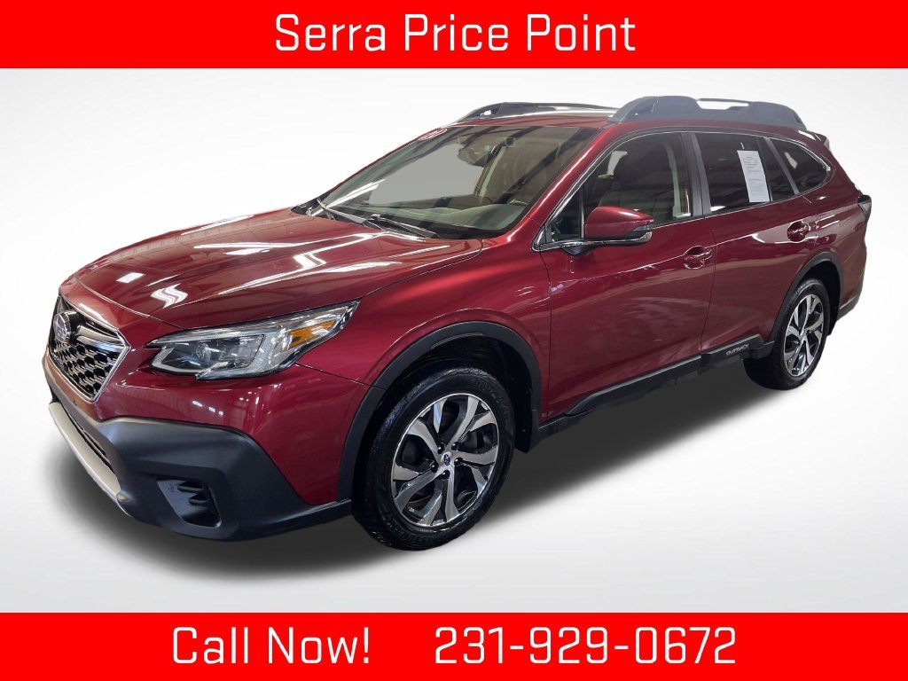 Used 2021 Red Subaru Limited XT image 1