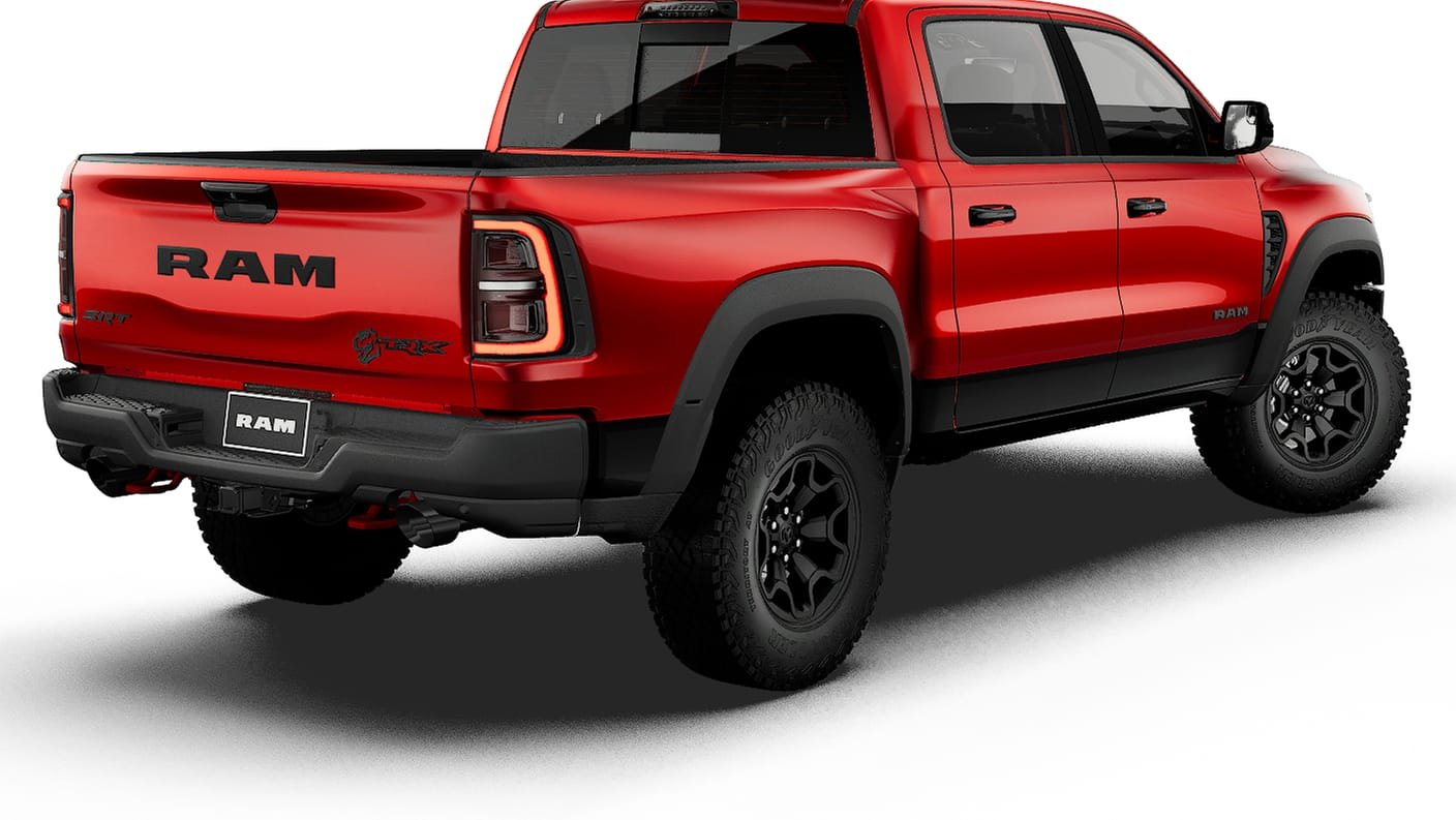 New 2027 Molten Red Pearl-Coat Exterior Paint RAM RHO image 2