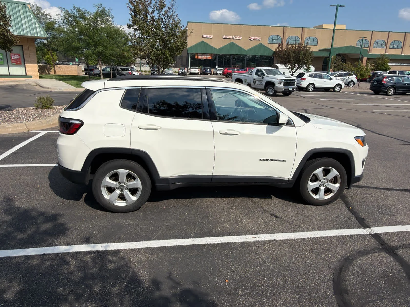 Used 2018 White Clearcoat Jeep Latitude image 2