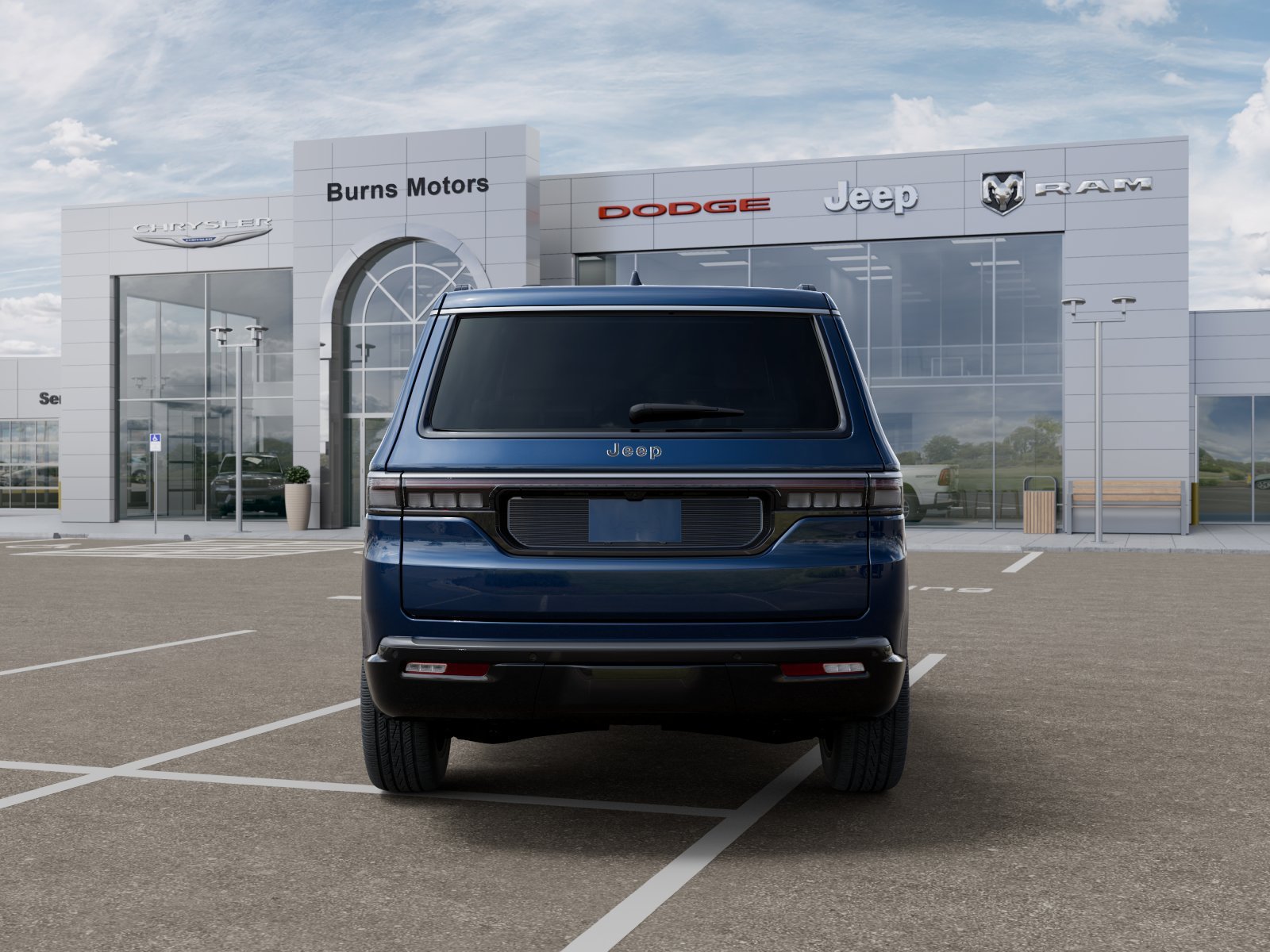 New 2026 Fathom Blue Pearl-Coat Exterior Paint Jeep 4x2 image 7