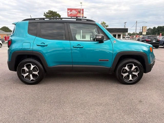 Used 2021 Teal Jeep Trailhawk image 6