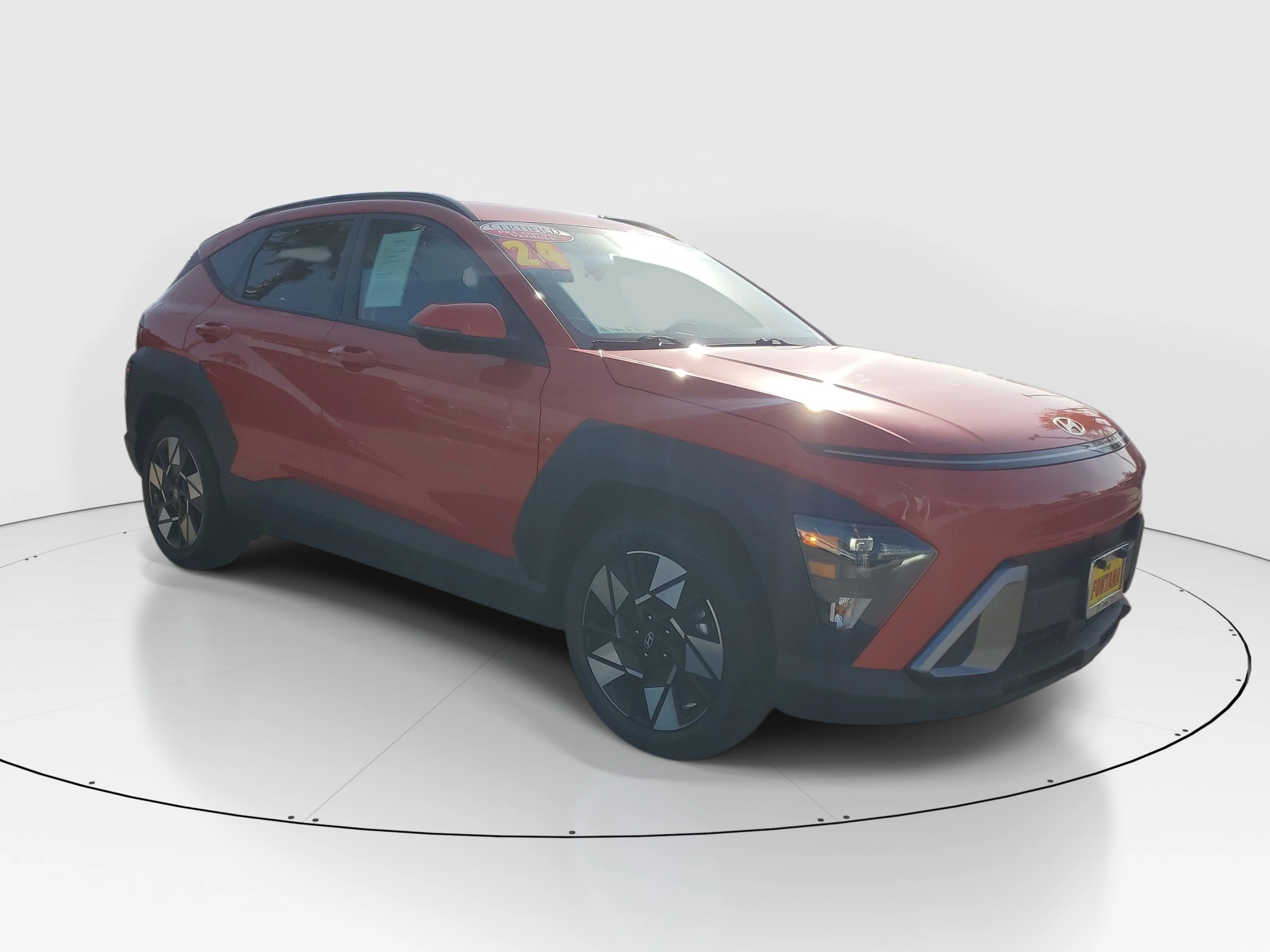 Used 2024 Orange Hyundai SEL image 8