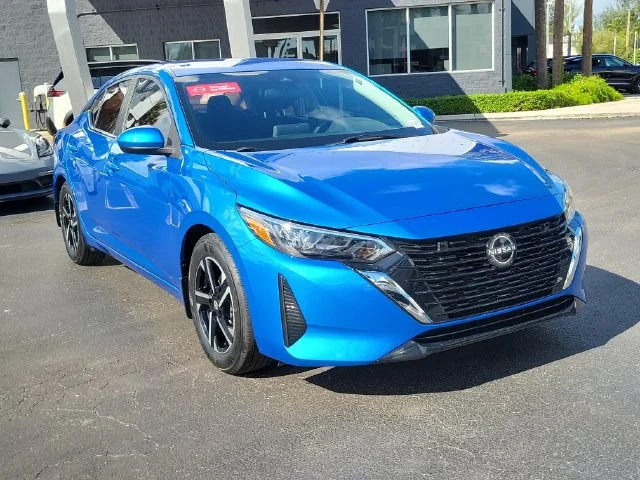 Certified Used 2025 Blue Nissan SV image 3