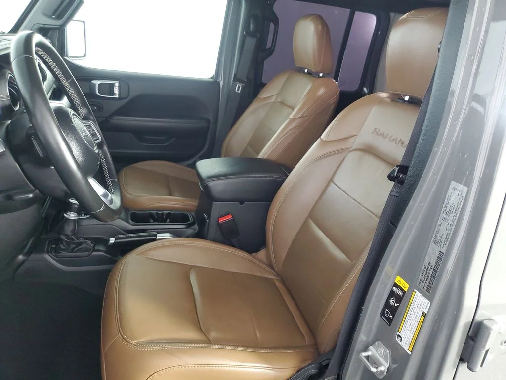 Used 2021 Gray Jeep Unlimited Sahara 4xe image 12