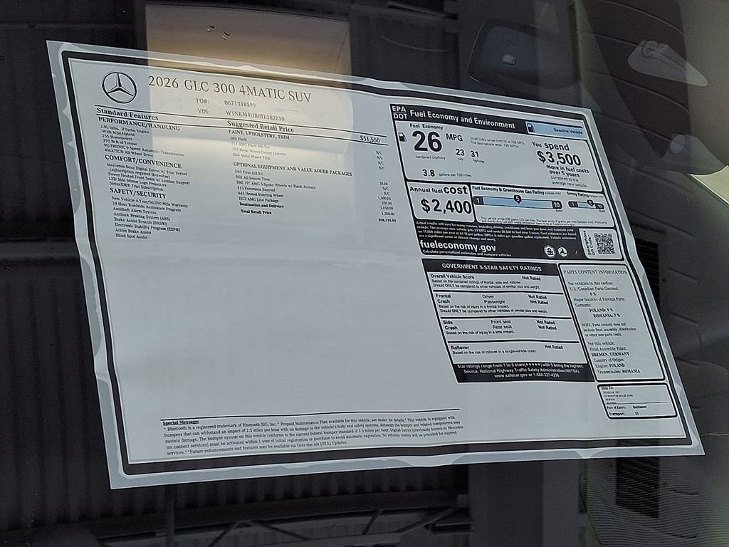 New 2026 Black Mercedes-Benz GLC 300 image 25