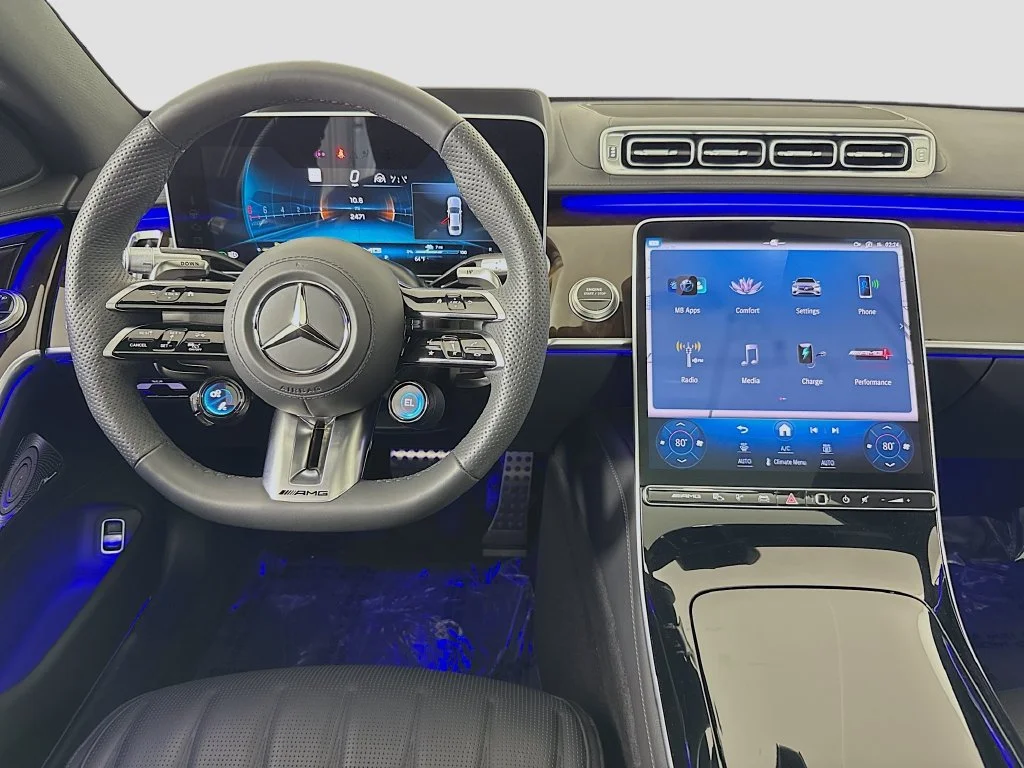 Used 2025 White Mercedes-Benz S 63 E AMG® image 24