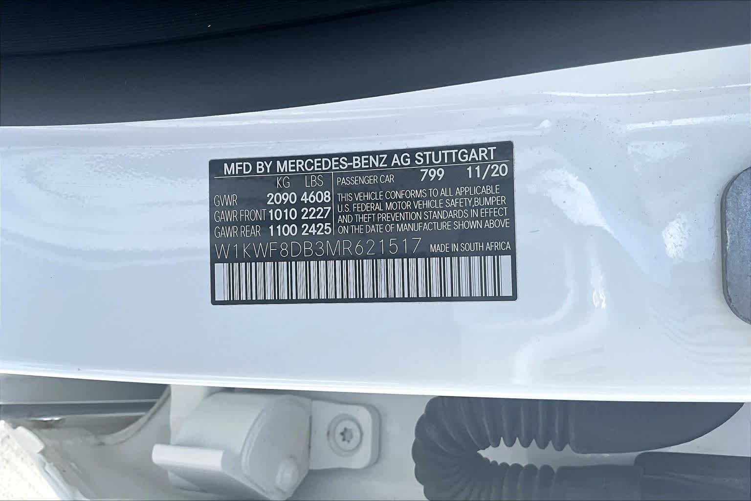 Used 2021 designo Diamond White Metallic Mercedes-Benz C 300 image 33
