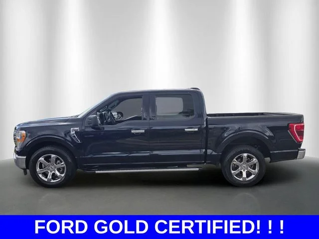 Certified Used 2023 Blue Metallic Ford XLT image 2