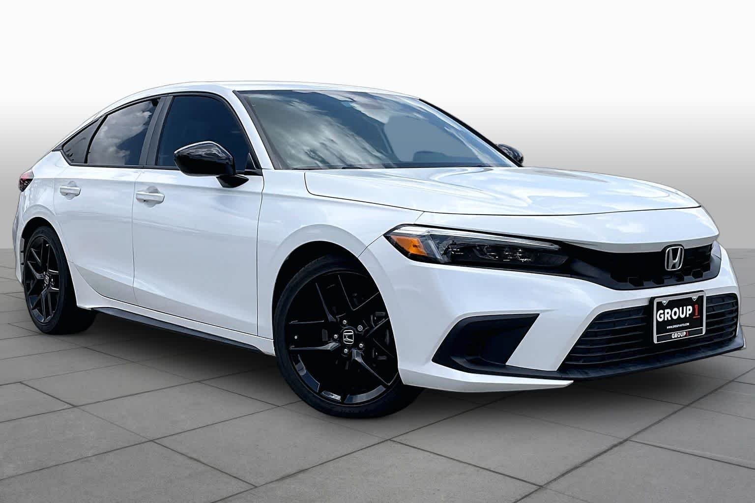 Used 2023 Platinum White Pearl Honda Sport image 3
