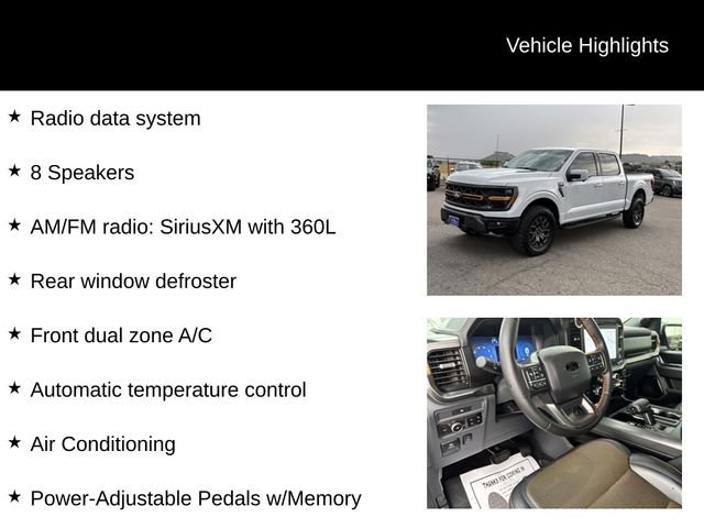 Certified Used 2025 Space White Metallic Ford Tremor image 16