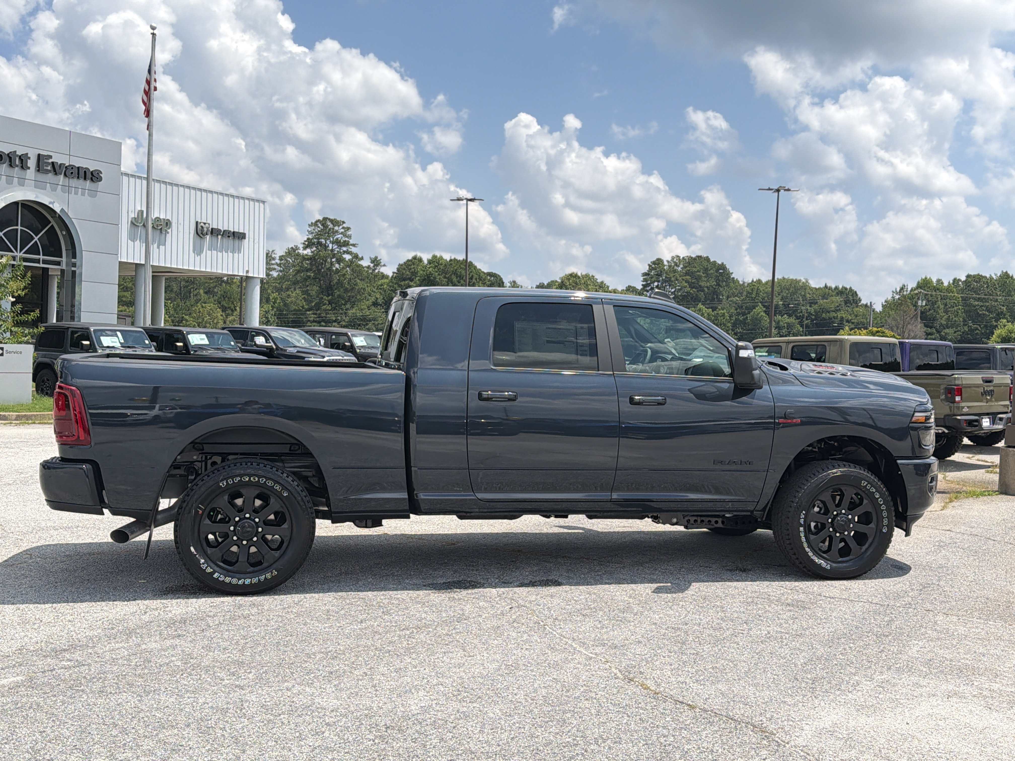 New 2026 Forged Blue Metallic Exterior Paint RAM Laramie image 9