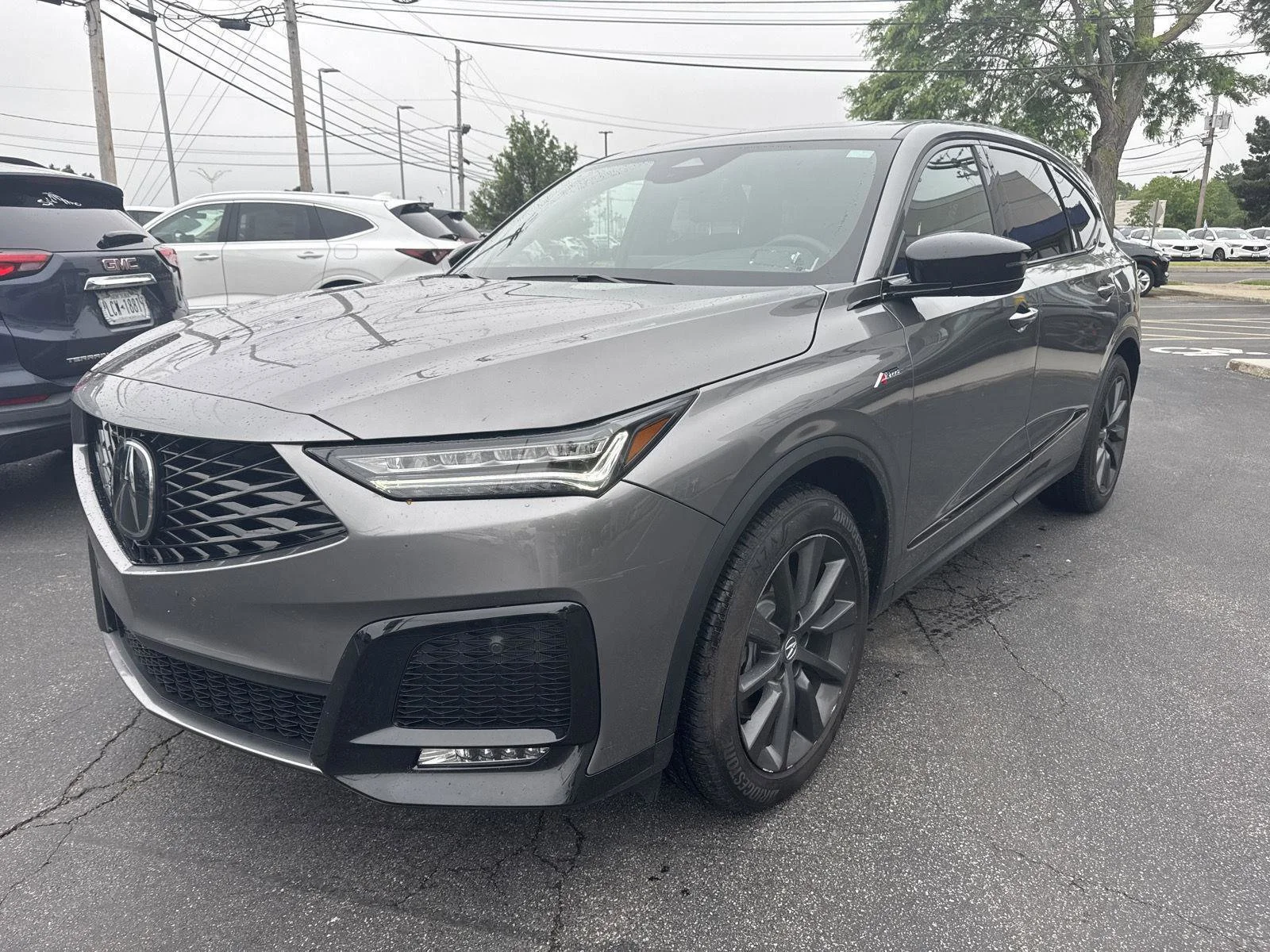 Used 2025 Liquid Carbon Metallic Acura SH-AWD A-SPEC image 15