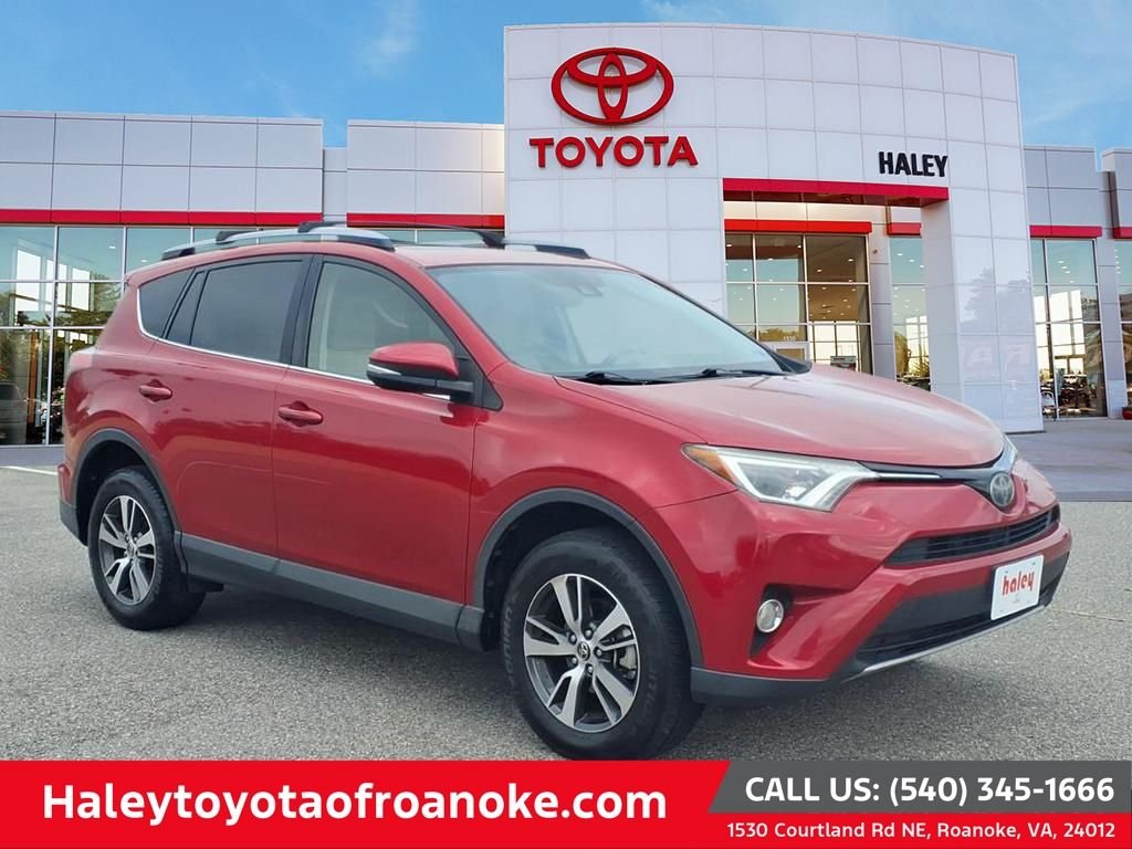 Used 2017 Red Toyota XLE image 1