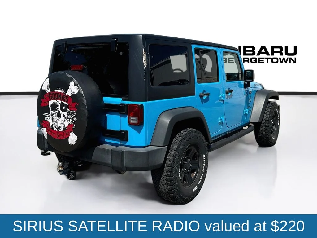 Used 2018 Blue Jeep Unlimited Sport image 8