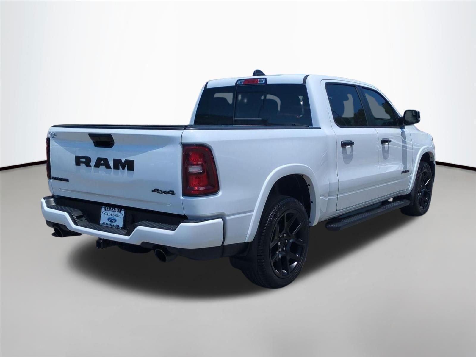 Used 2025 BRIGHT WHITE CLEARCOAT DODGE LARAM image 5