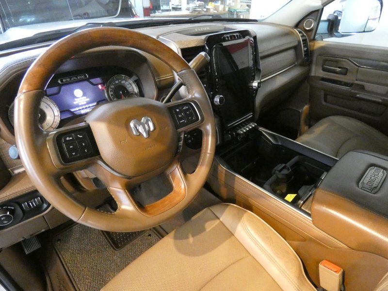 Used 2021 BRIGHT WHITE Ram Longhorn Crew Cab 6