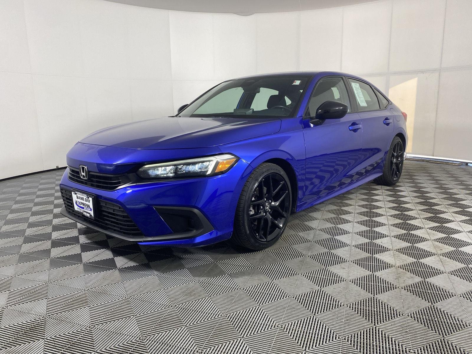 Used 2024 Aegean Blue Metallic Honda Sport image 3