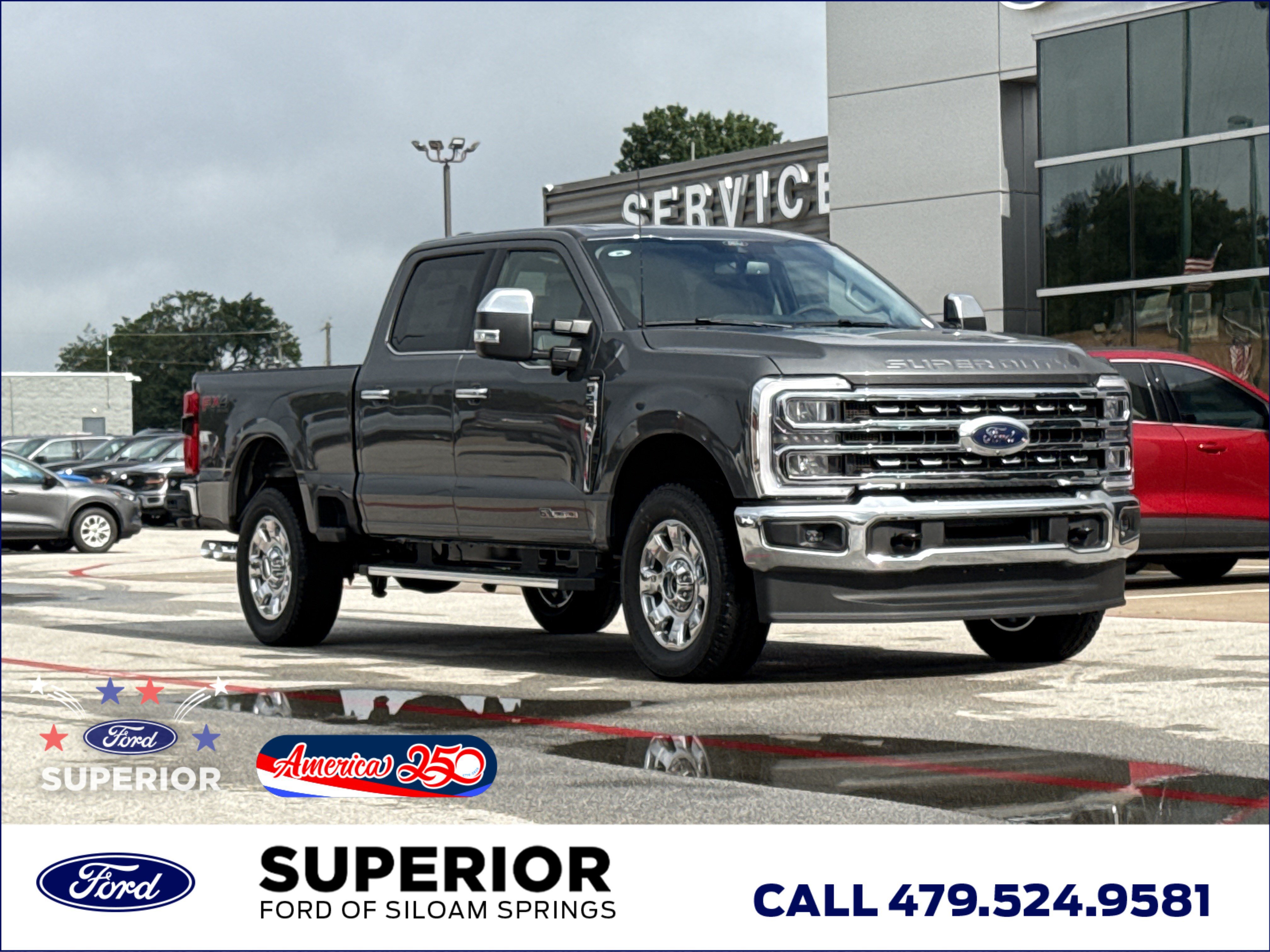 New 2026 Carbonized Gray Metallic Ford Lariat 4WD image 1