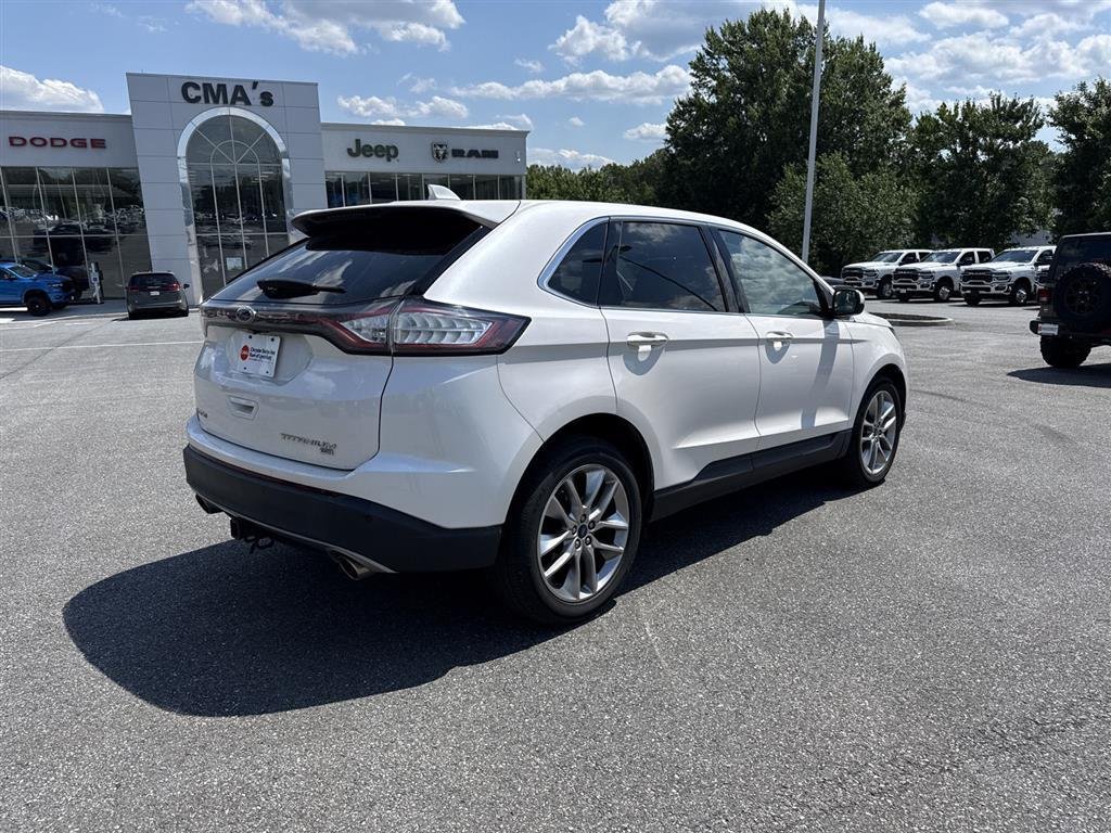 Used 2018 White Platinum Metallic Tri-Coat Ford Titanium image 5