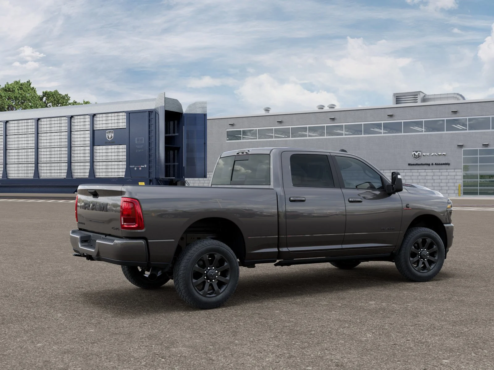 New 2026 Granite Crystal Metallic Clear-Coat Exterior Paint RAM Laramie image 4